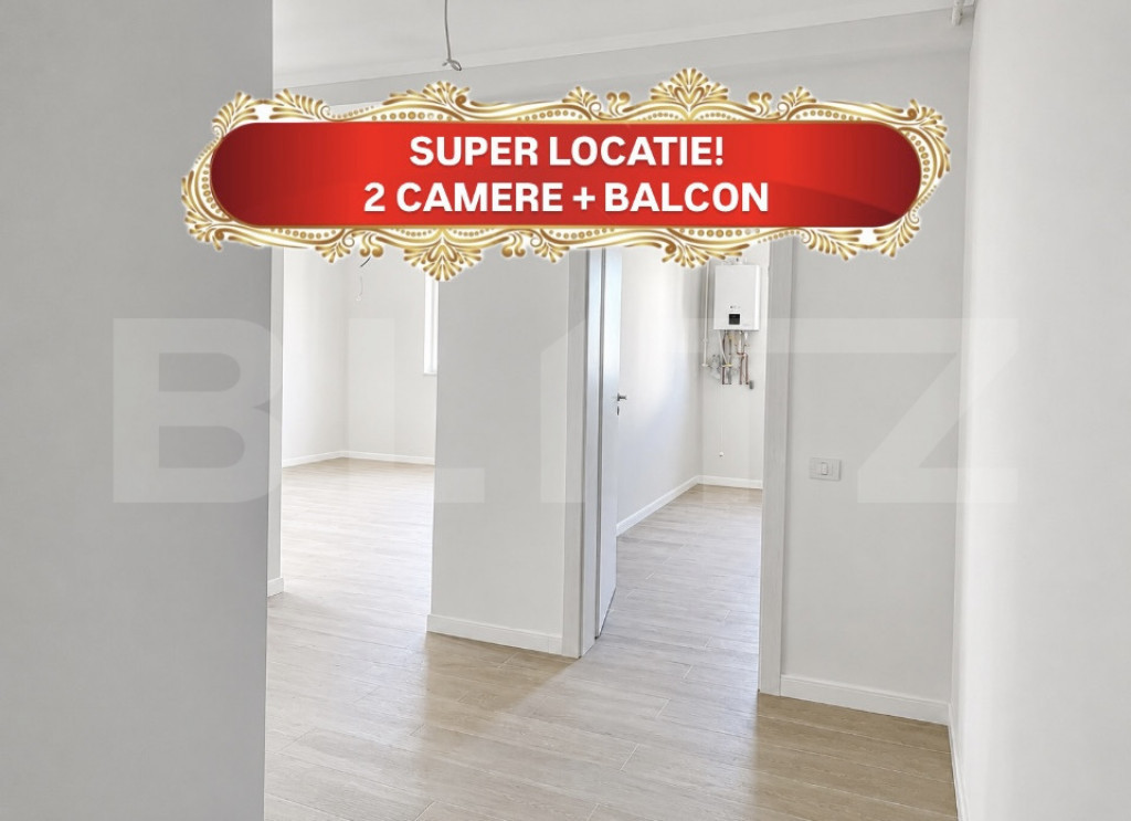 Apartament cu 2 camere, Etaj 1, Balcon, 1 loc parcare, TVA I