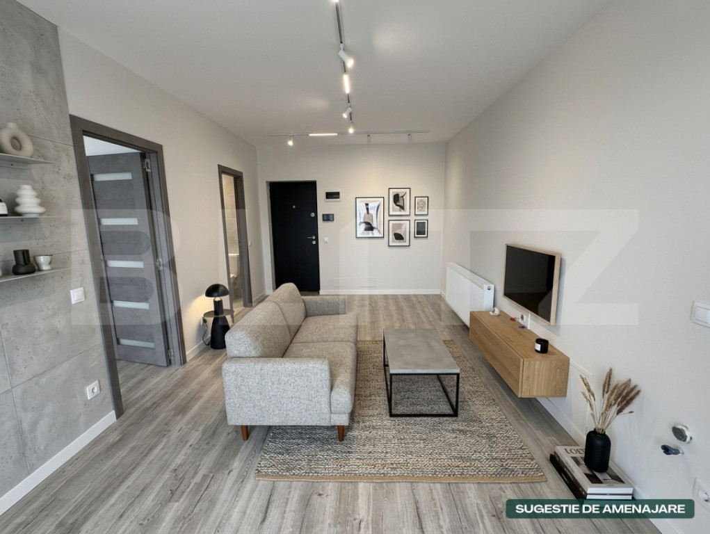 Apartament 2 camere 44 mp cu balcon, bloc nou, Luduș