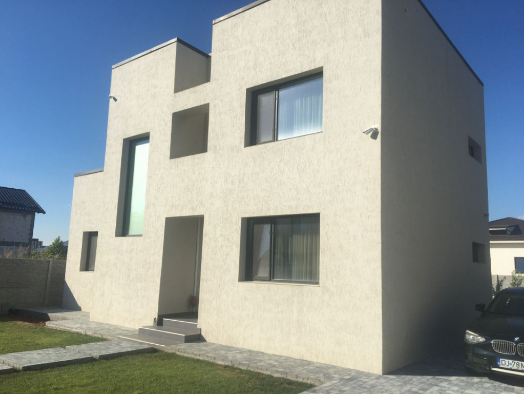 Casă modernă P+E, 150 mp utili, teren 510 mp, mobilată co