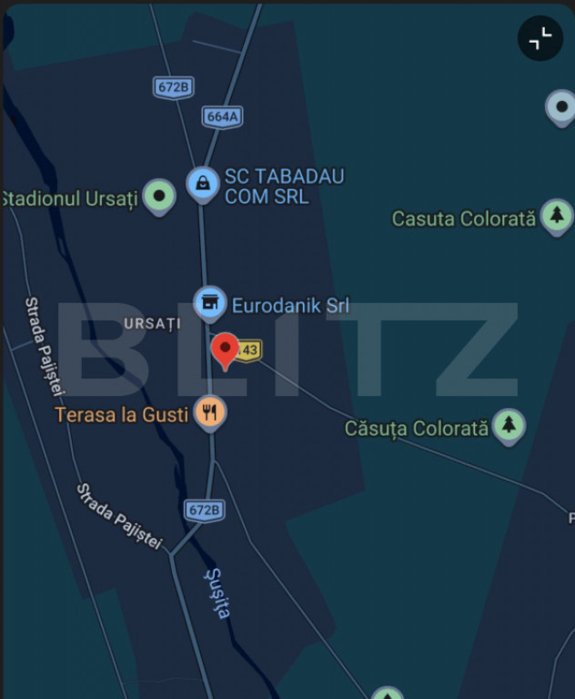 Spatiu comercial de inchiriat, 60 mp Ursati