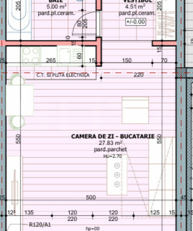 Bloc Nou Apartament cu 1 Camera