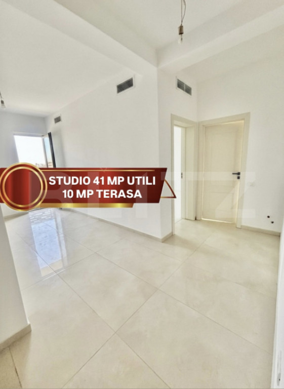 Apartament STUDIO 41 mp utili + 9,81 mp Terasa, ZONA ESSO GI