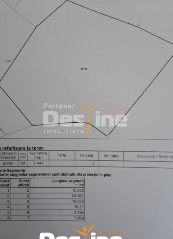 Cornesti, Miroslava, Teren 1943 mp, 89.378 euro