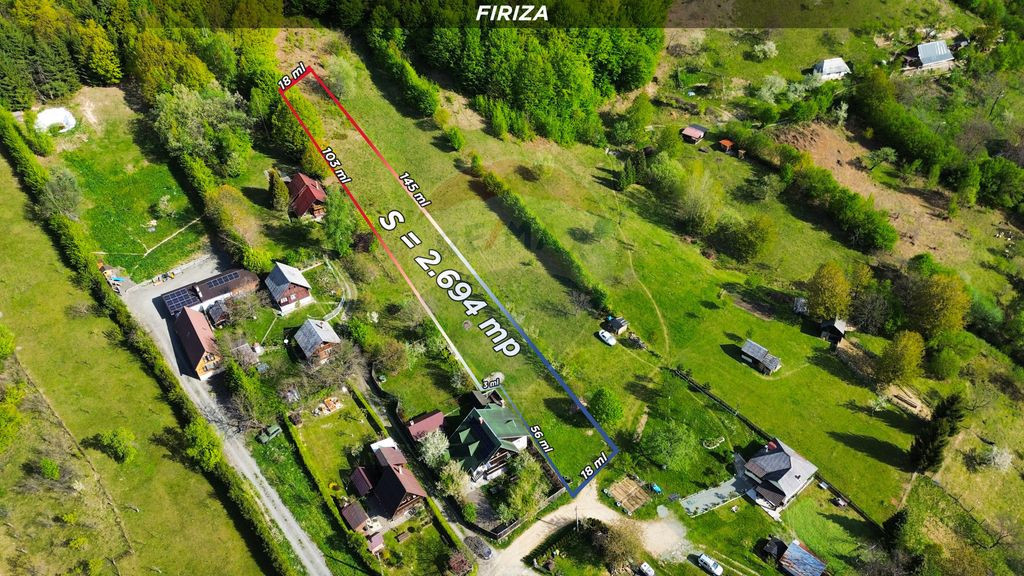 FIRIZA - parcela teren la VANZARE