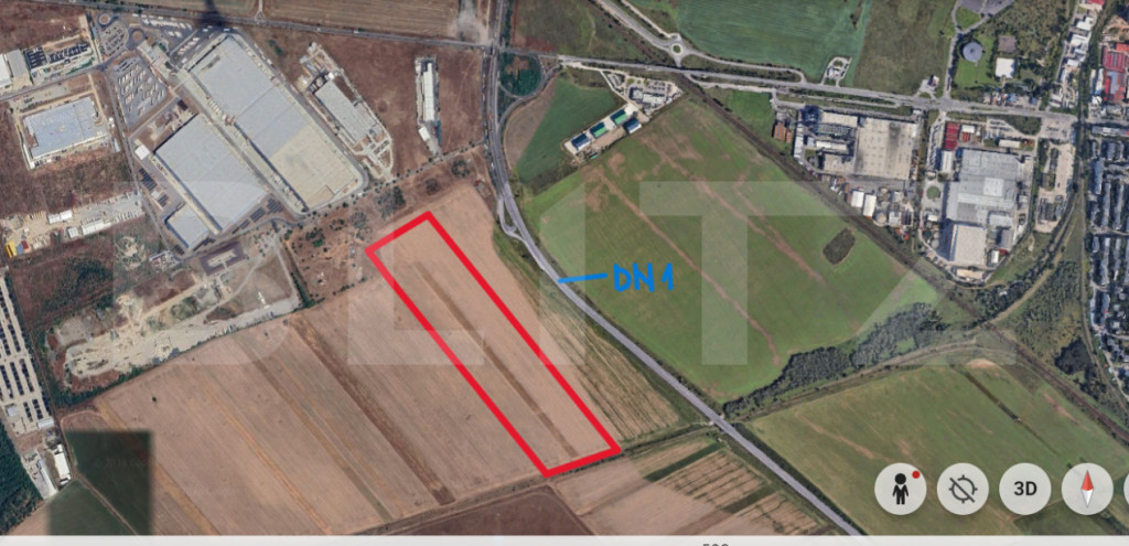 Teren 10.000 mp, langa nod rutier + zona logistica, zona Ext