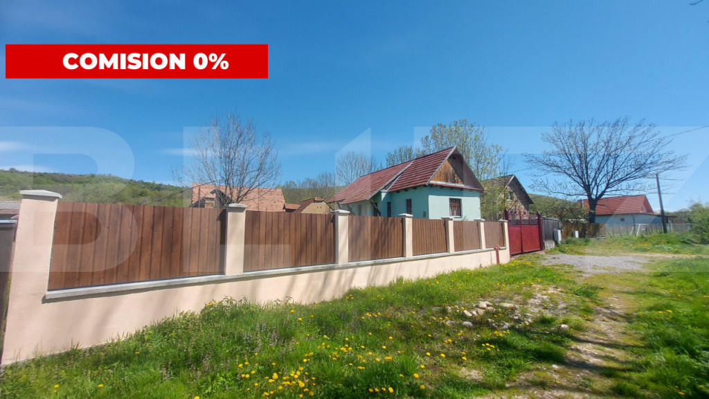 Casă autentică 3.100 mp teren, livadă si parau I Lisnau
