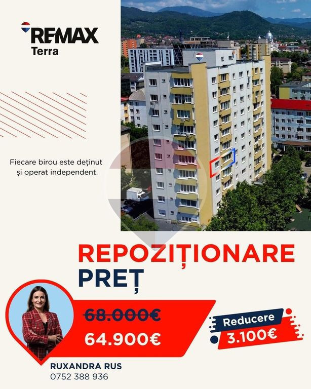 Apartament 2 camere – Bd. Decebal, zona Meda