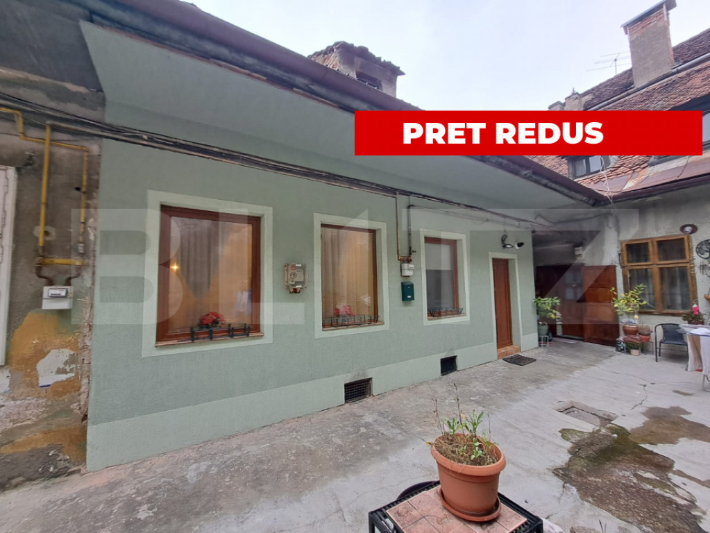 Teren cu fundație de cabană, intabulat, 1.093 mp – Satul