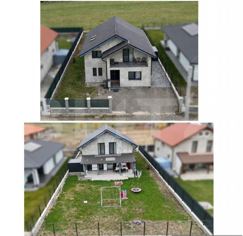 Casă modernă 170 mp | Încălzire în pardoseală | Zonă