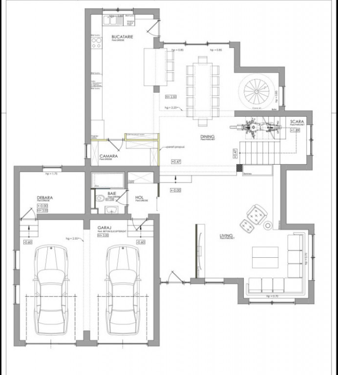 Vilă P+1+M, 500 mp utili, domeniu privat de 9500 mp, zona D