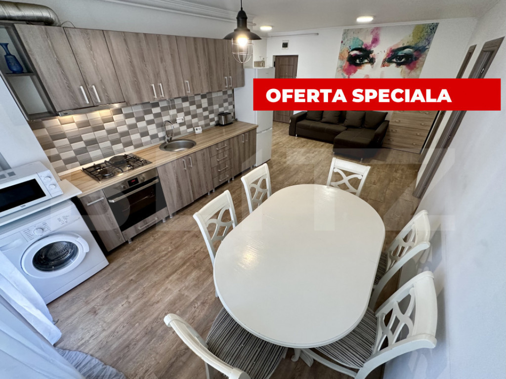 Apartament 3 camere, 57 mp, zona Manastur