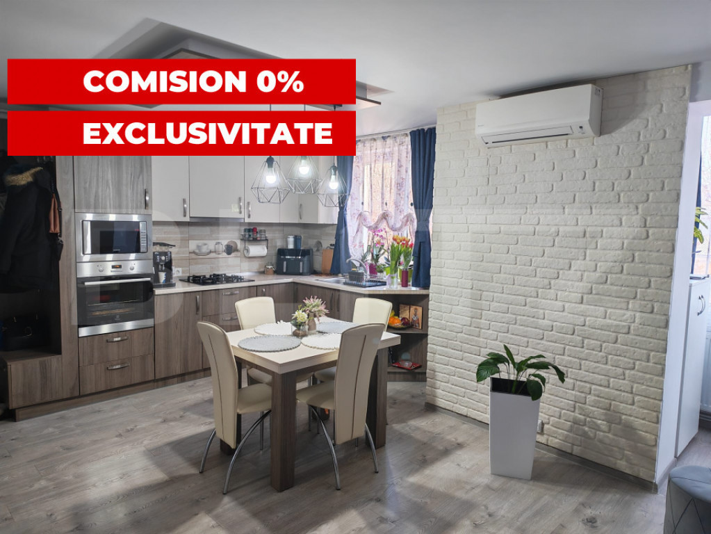 Apartament 3 camere, gata de mutat, zonă centrală liniști