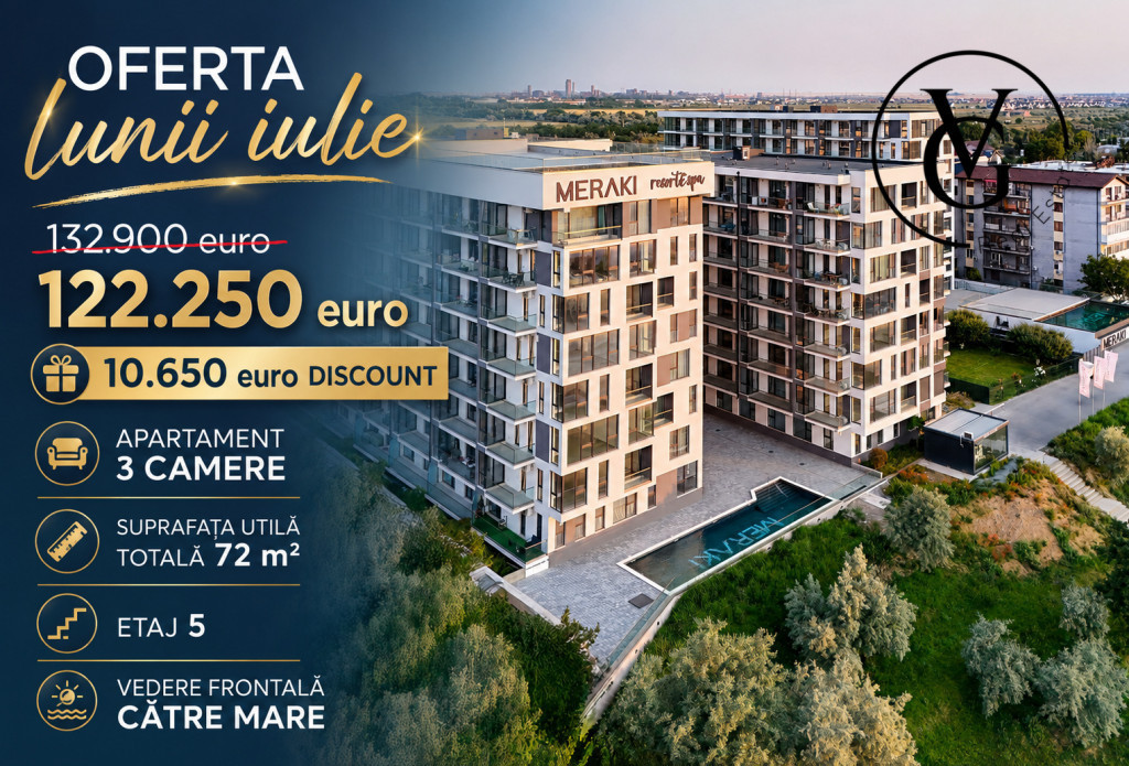 Meraki Resort | Vedere către mare | 3 Camere | Discount 10.