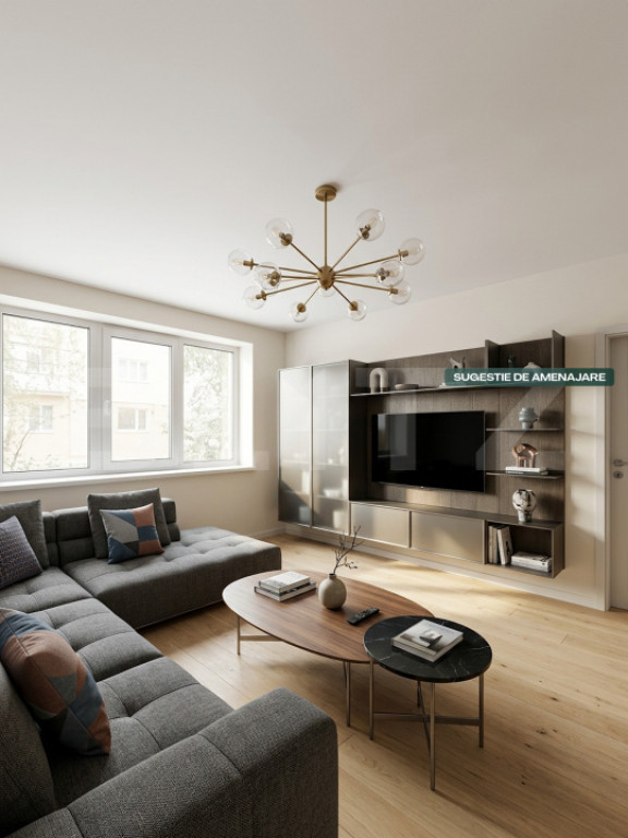 Apartament renovabil, 2 camere, 46 mp, Micro II