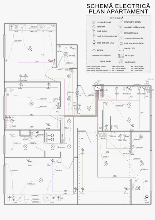 Apartament 4 camere ,decomadat – Zona Vest