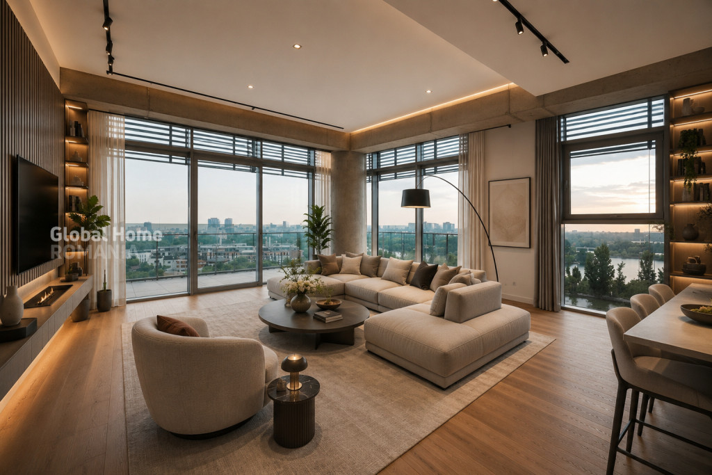 Apartament 4 Camere | UP-site Floreasca | Vedere Lac | Teras