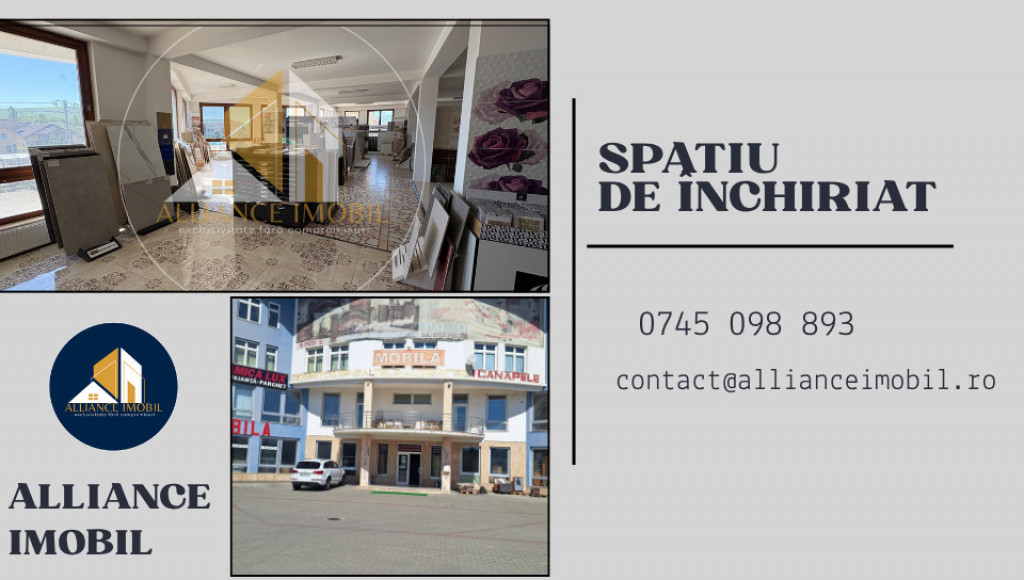 Spații comerciale de închiriat în Bistrița – locația