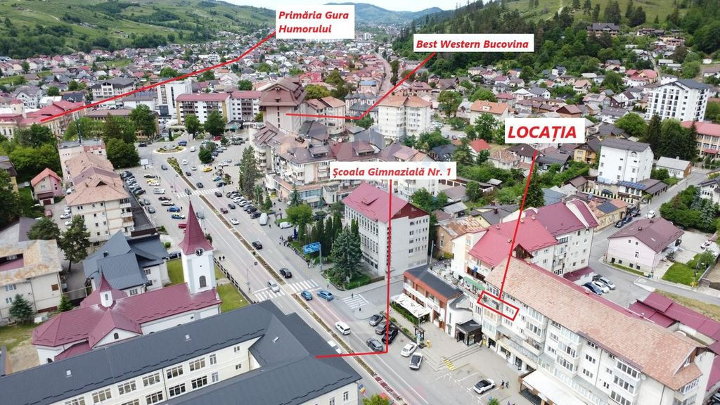 Apartament ultracentral, 2 camere, Gura Humorului, Suceava