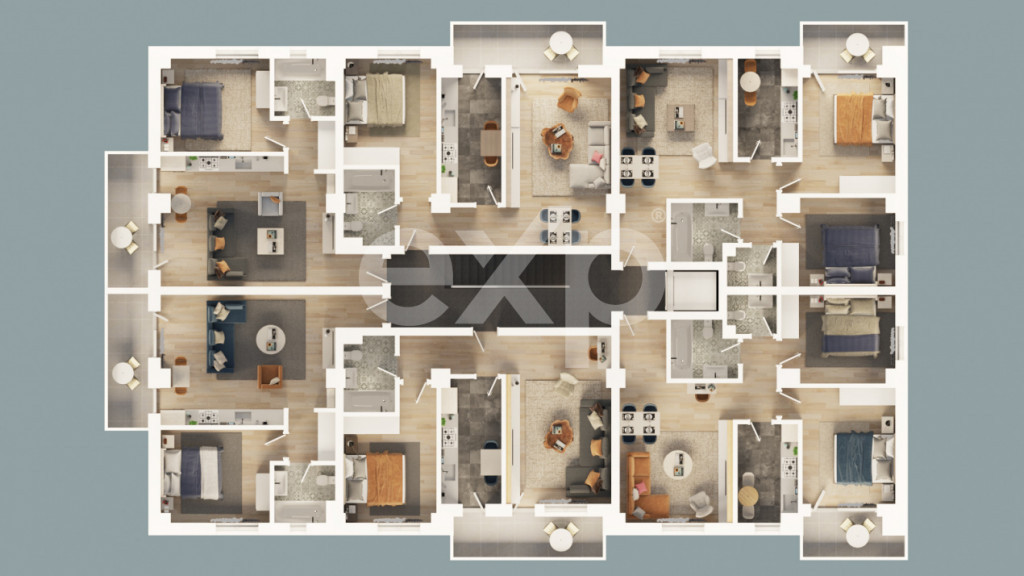Apartament 3 camere in Mioveni | Bloc Nou 2026 | intabulat s
