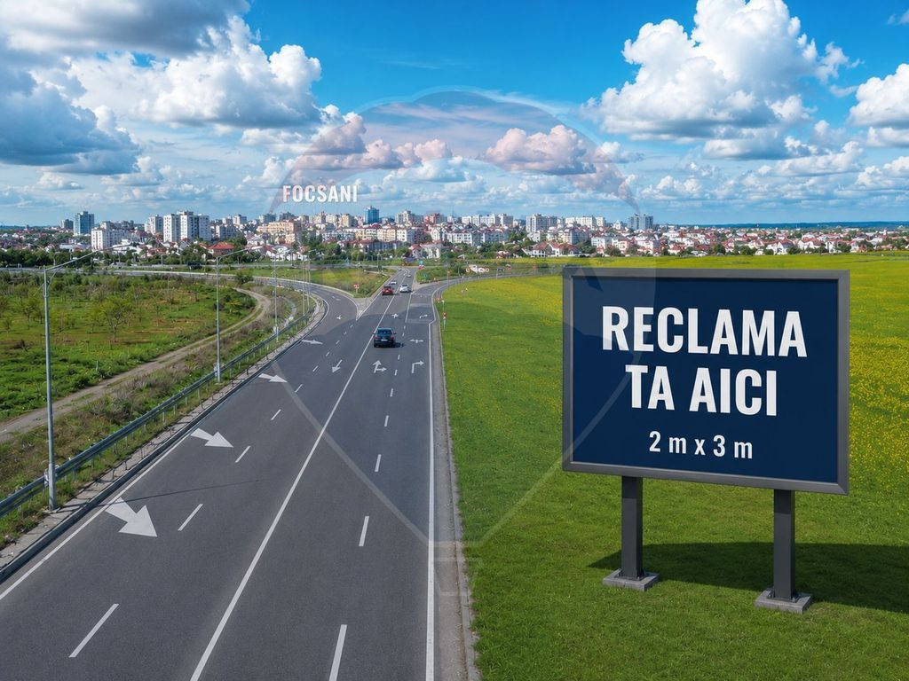 Panou publicitar si Teren inchiriere