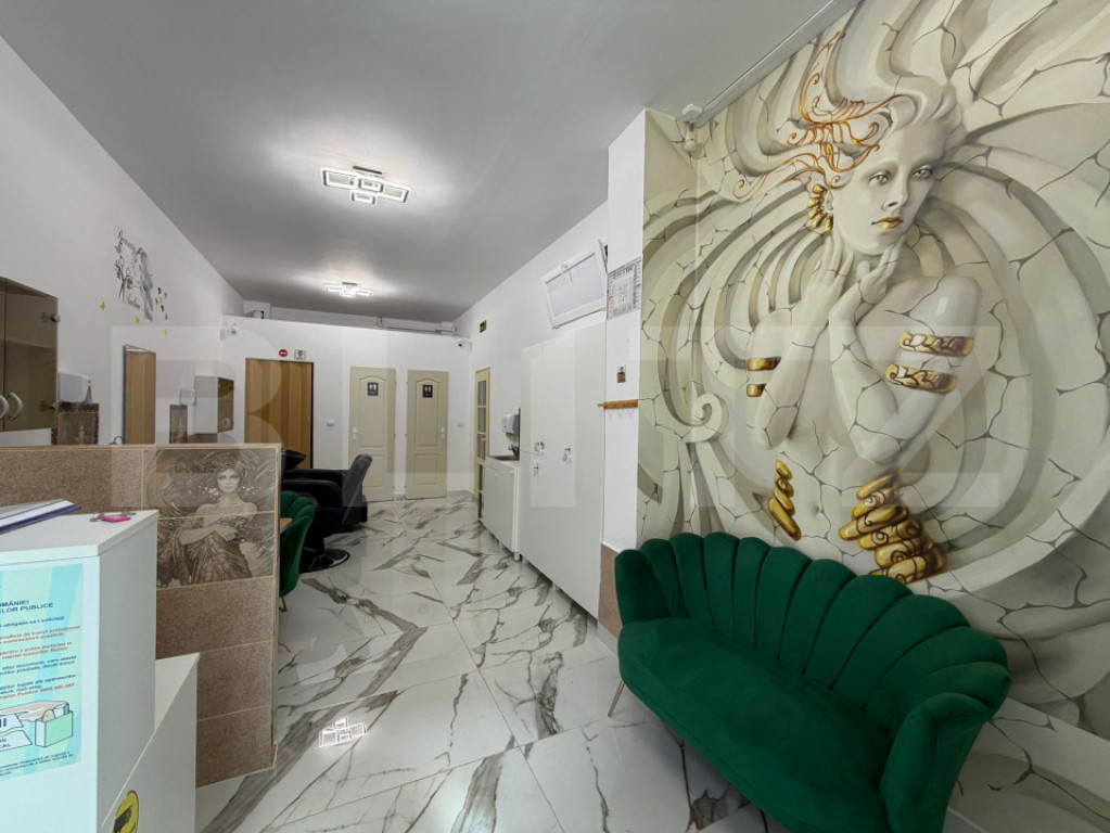 Spatiu comercial pentru salon, 40 mp, 2 parcari, zona Porii