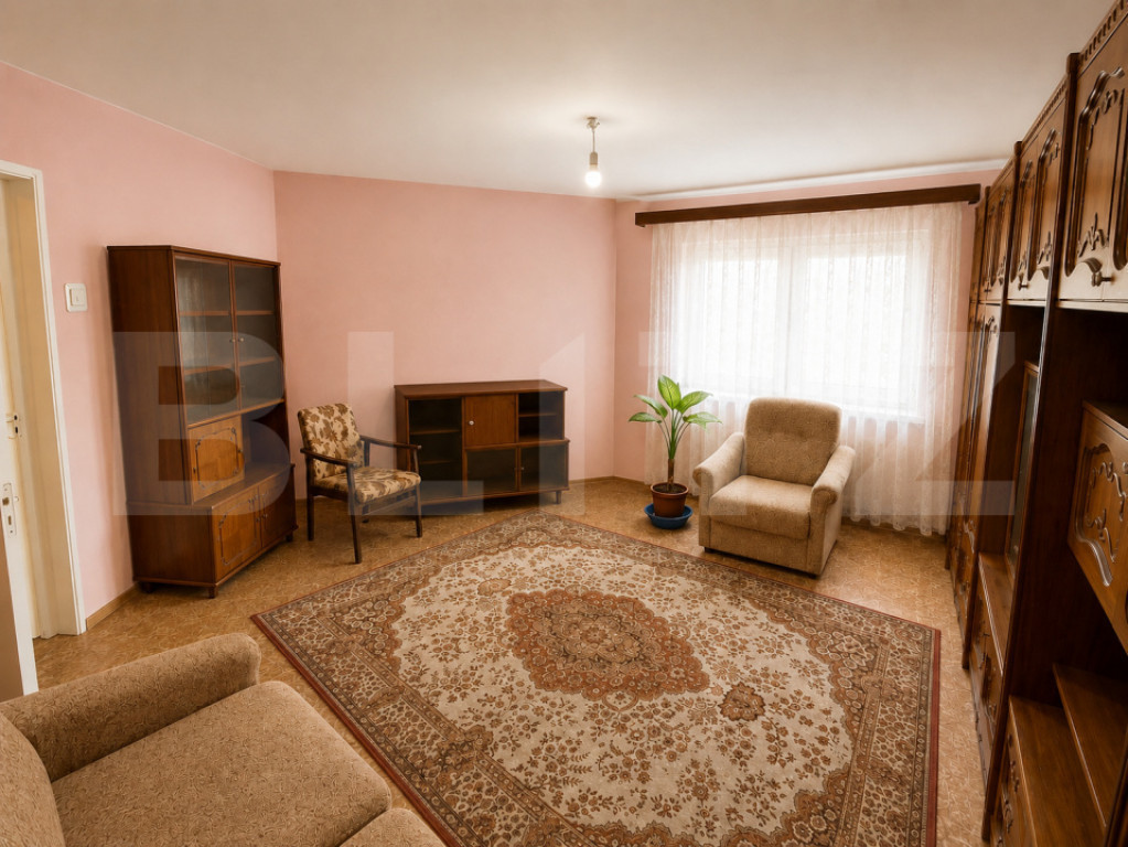 Apartament 2 camere, 51 mp, decomandat, etaj intermediar, la