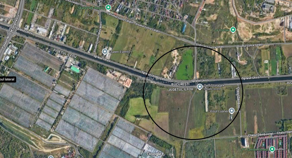 Teren stradal Sos. de Centura 12.000 mp- Glina ( Popesti ...