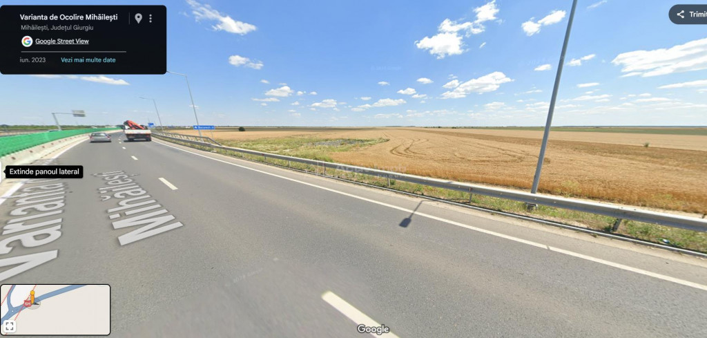 Teren intravilan de vanzare Mihailesti | ApexImobiliare.ro