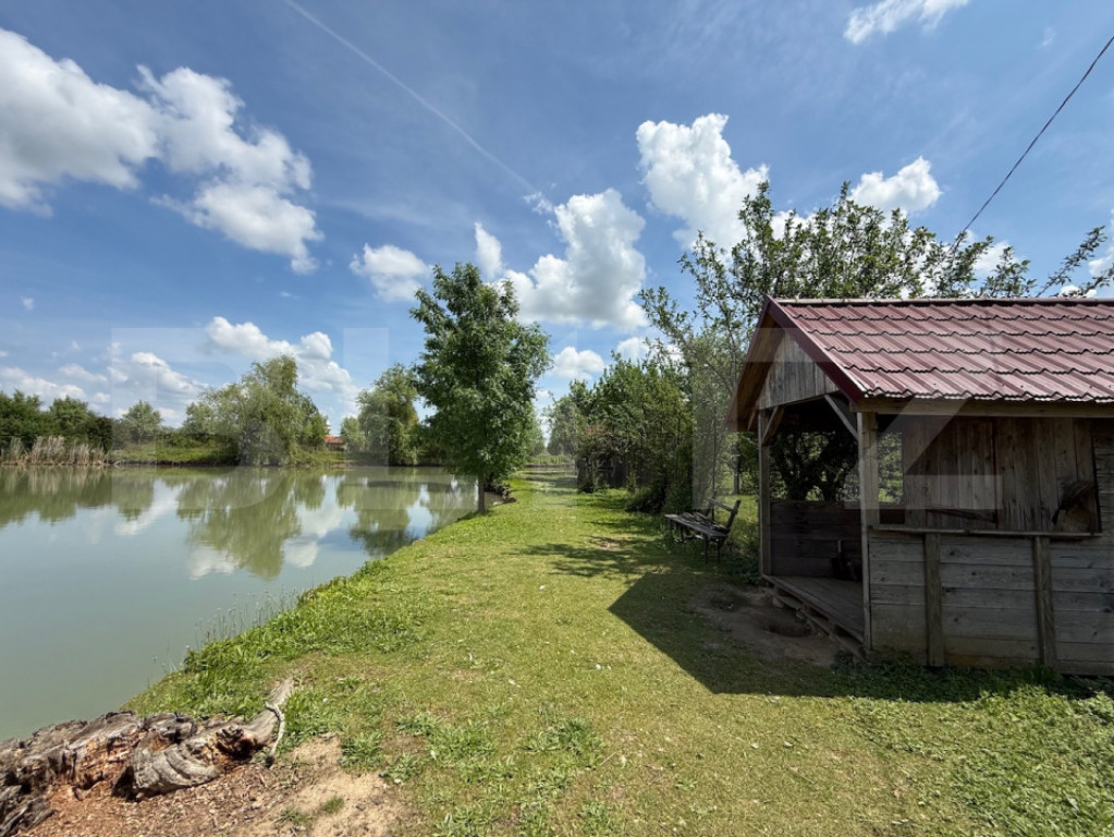Teren cu livada si lac populat cu peste, 37.620 mp, zona Oar
