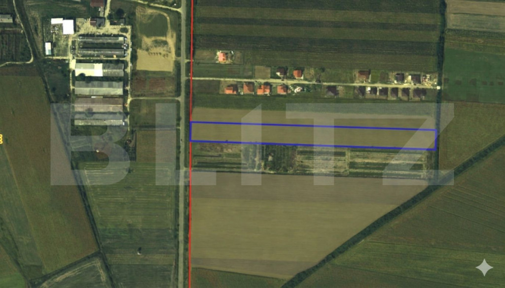 Teren extravilan de vanzare, 14560 mp, la intrare in Lazuri