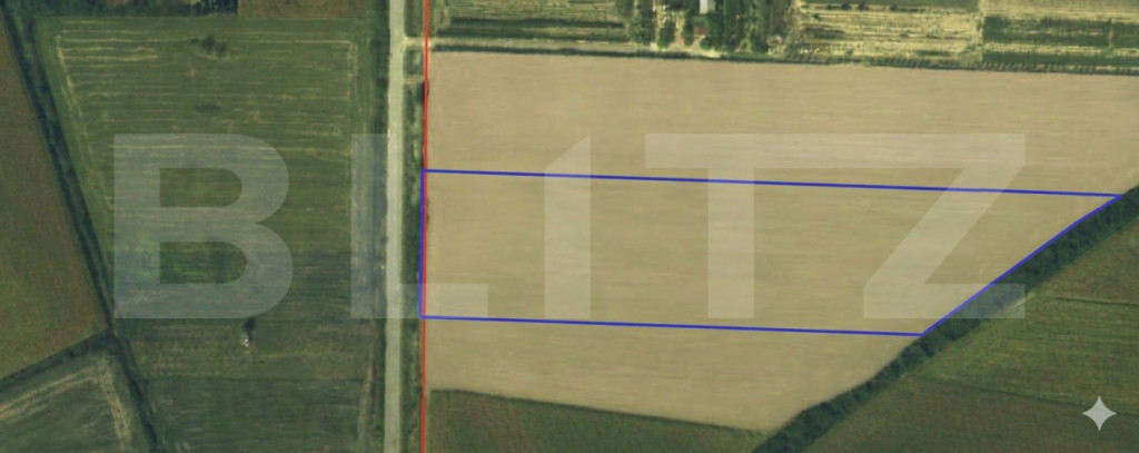 Teren extravilan de vanzare, 22200 mp, la intrare in Lazuri