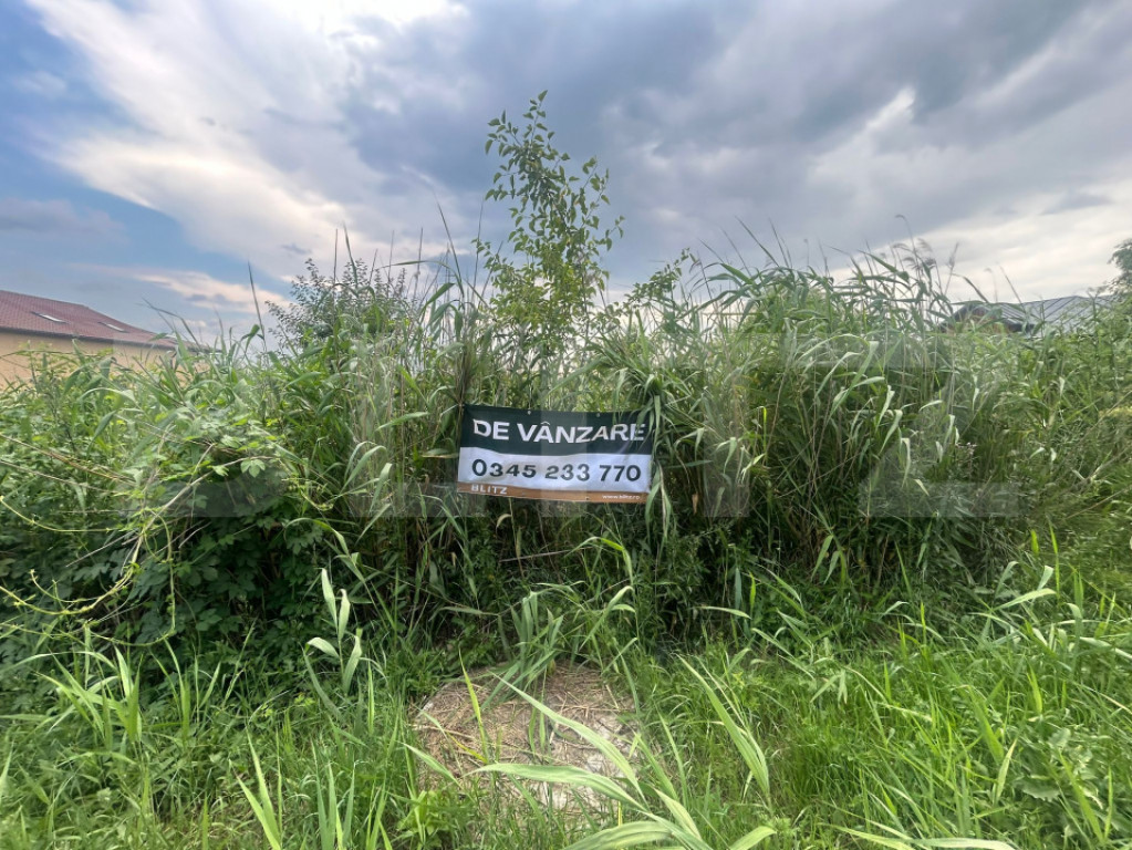 Teren pentru casă – 775 mp, deschidere 20,66 m la DN72 ??