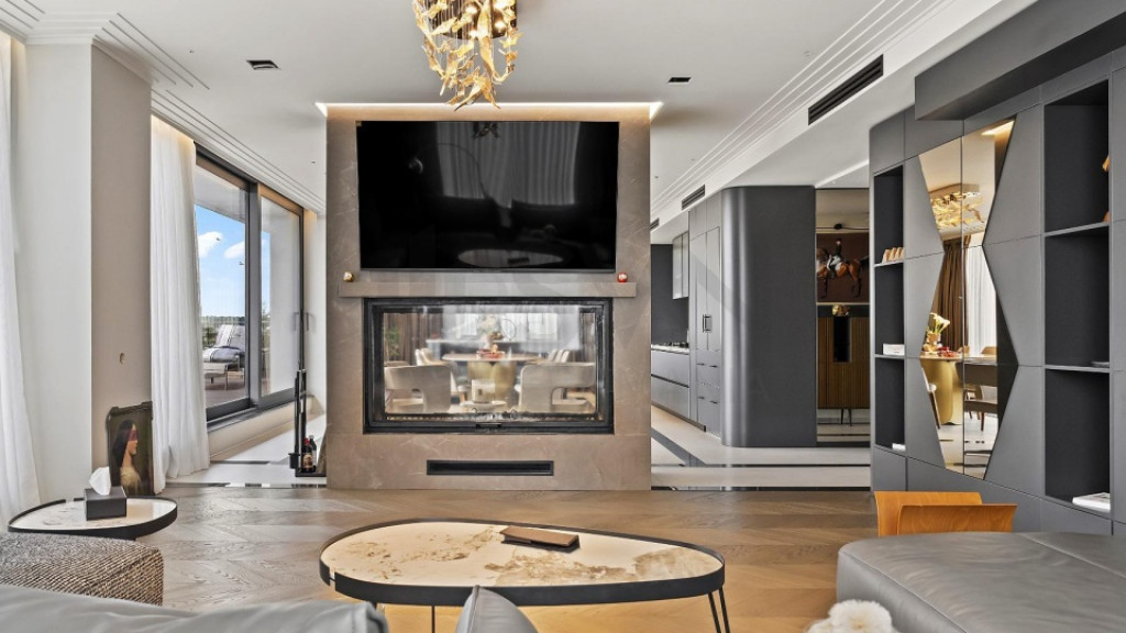 Penthouse 5 camere lux cu 3 parcari Pipera
