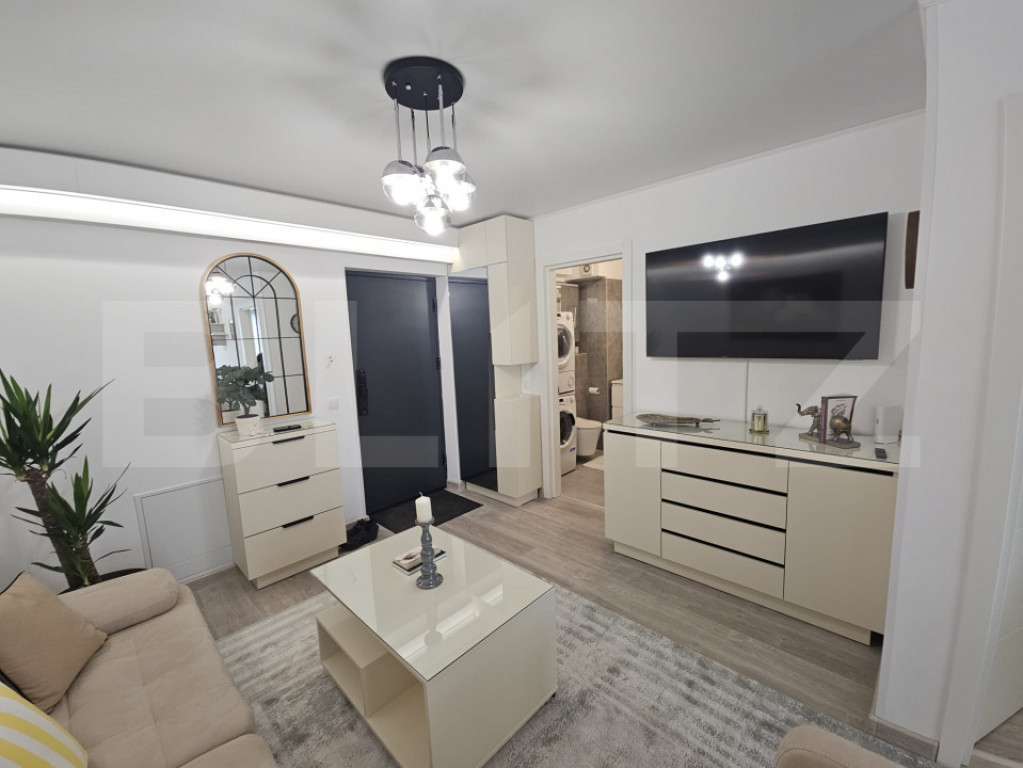 Apartament 2 camere, 44 mp, mobilat complet, zona Copou
