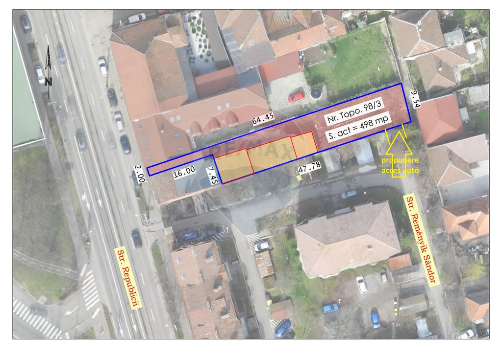 Teren Central cu Casă, 498 mp, Republicii, Oradea, Vânzare