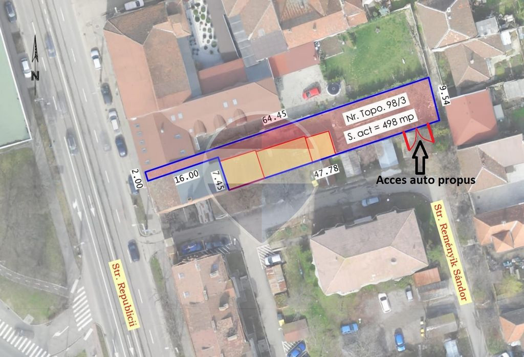 Teren Central cu Casă, 498 mp, Republicii, Oradea, Vânzare