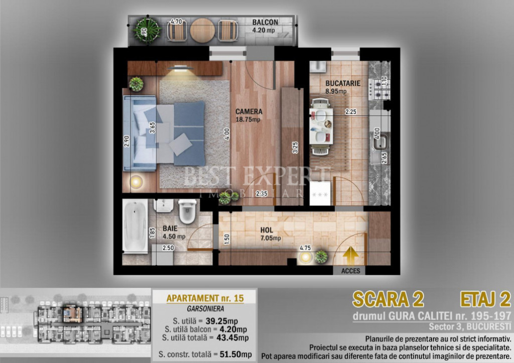 3 Camere Direct Dezvoltator Ideal Familie/Credit Ipotecar 15