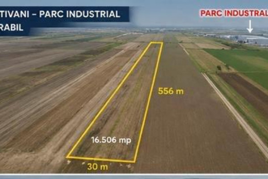 Teren 16.506 mp lângă Parcul Industrial Ploiești | Deschi