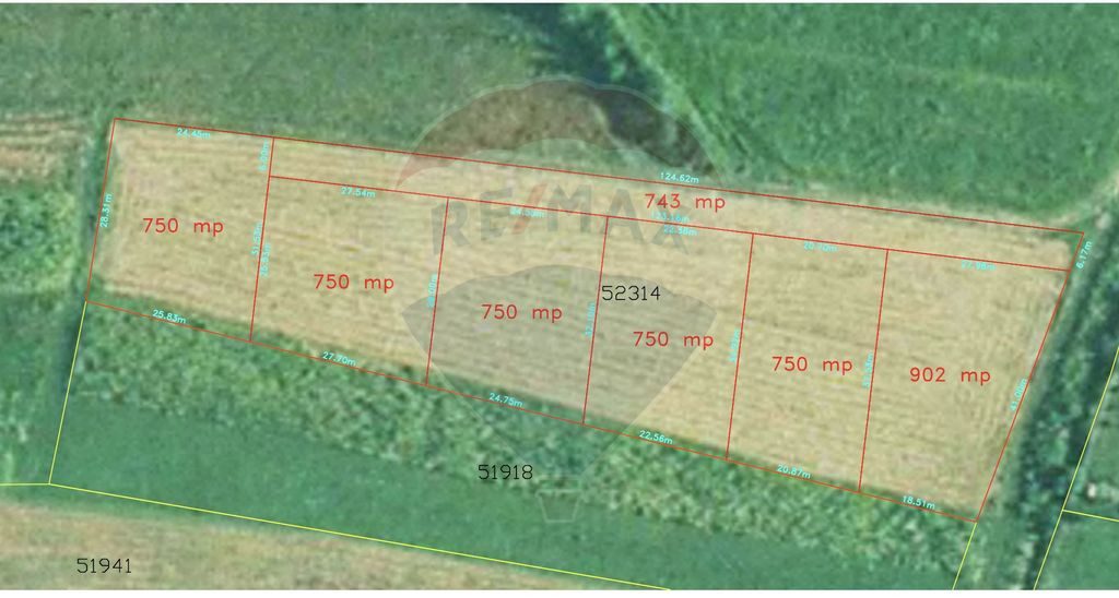 Parcele de teren de vânzare | Coltău | 750-902 mp