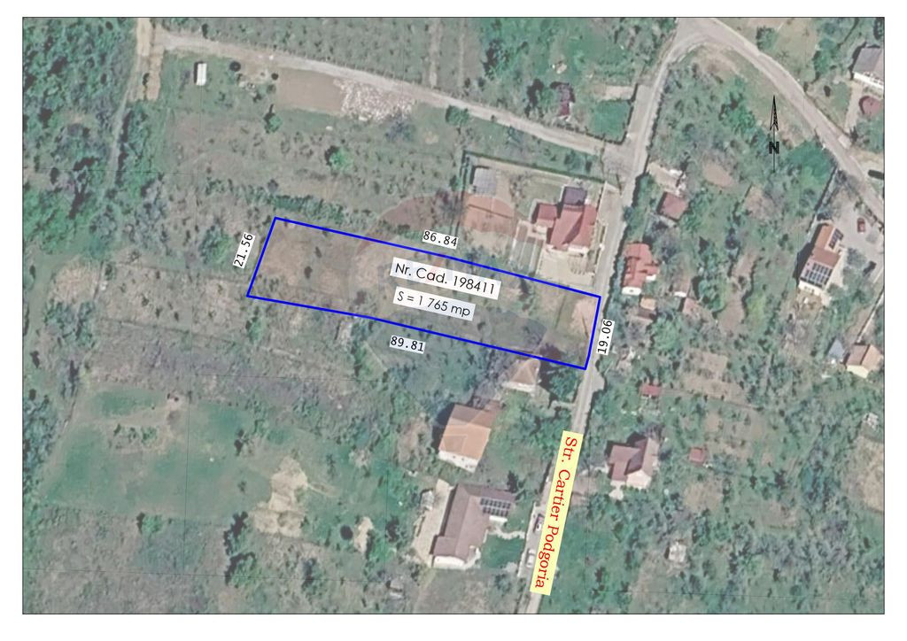De vânzare teren intravilan 1,765mp Oradea / Strada Podg...