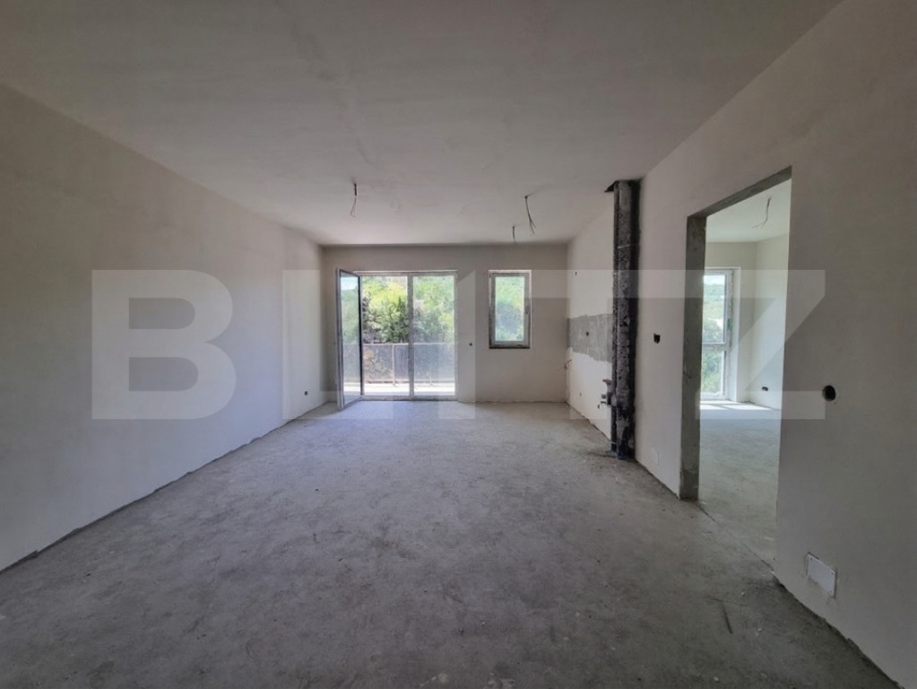 Apartament cu CF, semifinisat, 49 mp, zona Vivo
