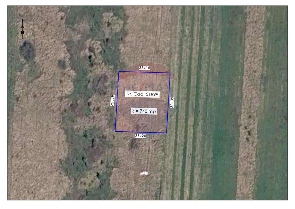 Teren intravilan de vânzare – 740 mp, Oșorhei, județ...