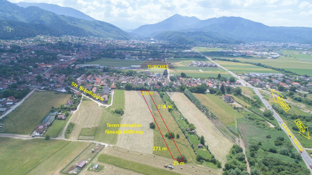 Teren intravilan, 6000 mp, Turcheş - Săcele