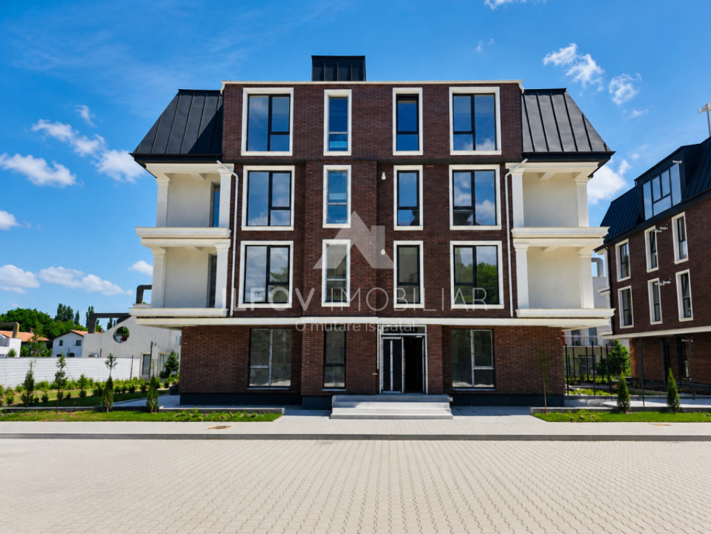 Apartament 2 camere cu gradina Otopeni, bloc arhitectura uni