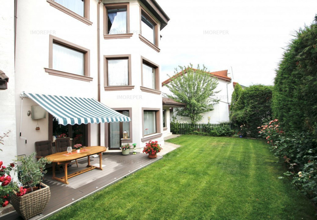 PIPERA OMV-VILA 7 CAMERE, GRADINA SUPERBA, TERASA, GARAJ!