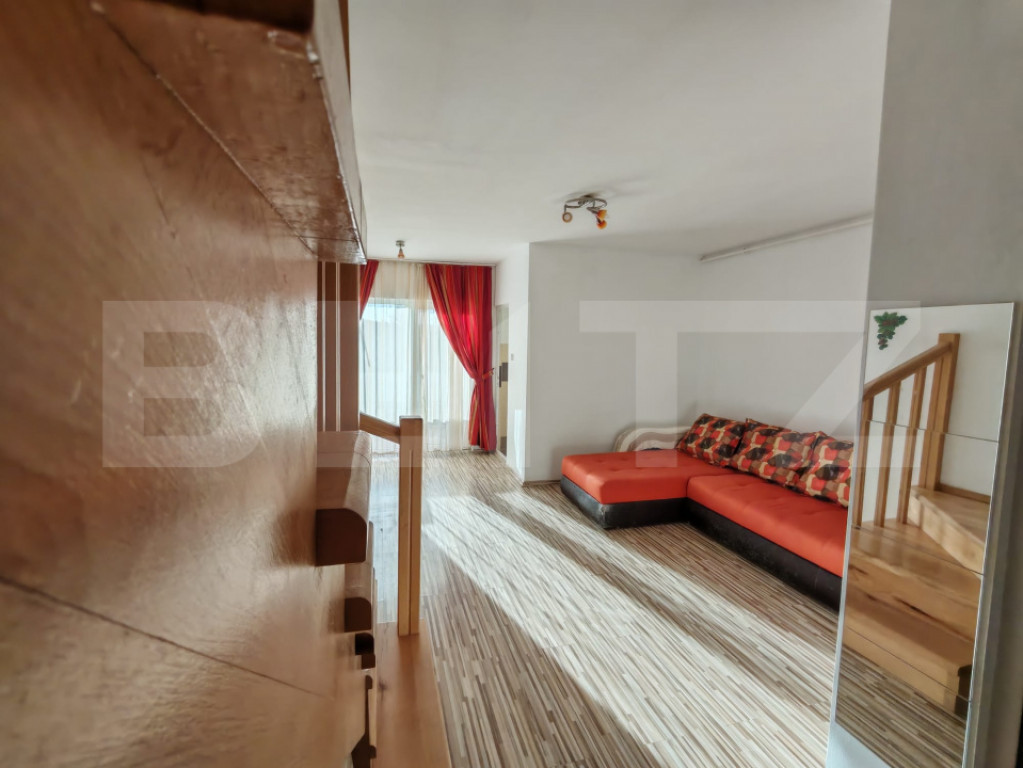Apartament 2 camere, dispus pe doua niveluri, zona Apollo -