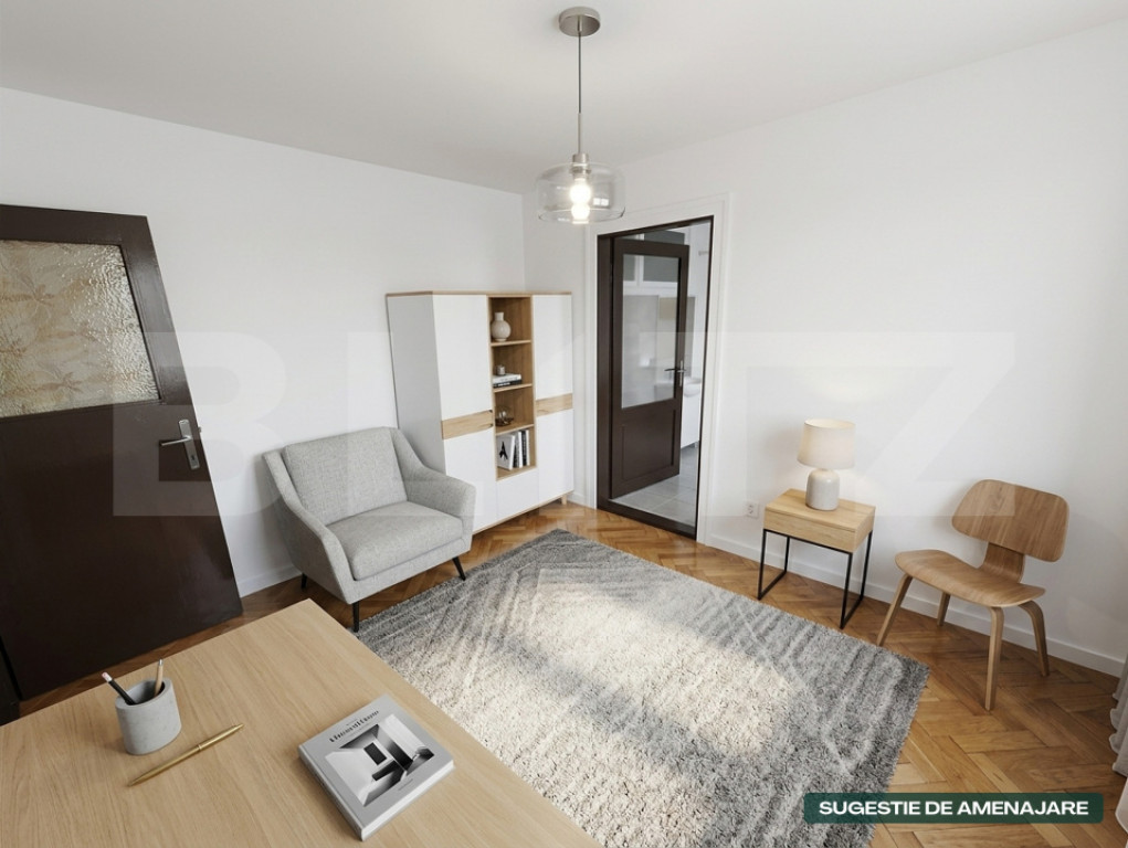 Apartament cu 2 camere, 29 mp, etaj intermediar, zona blv. D