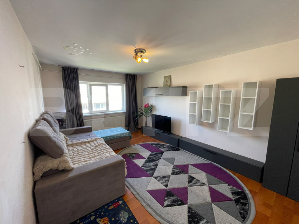 Apartament 2 camere decomandat, 50 mp utili, mobilat și uti