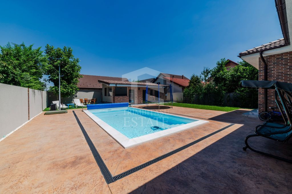 Casa pe parter premium cu piscina in Chisoda independenta...