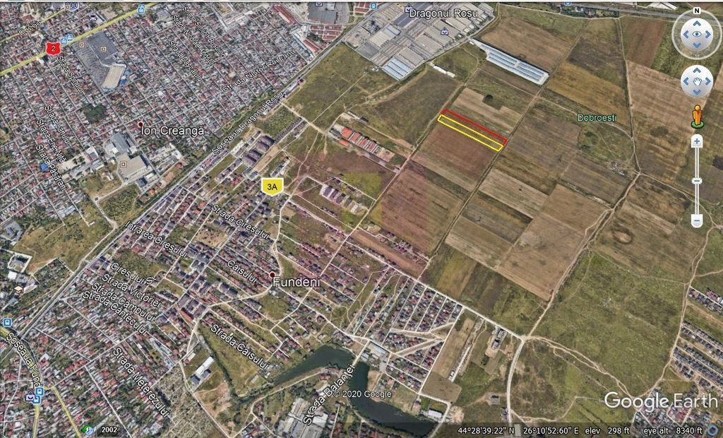 Vanzare 7500 mp teren Fundeni-Dobroesti-Stejarului